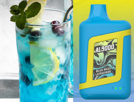 novo bar al9000 blue razz lemonade flavor