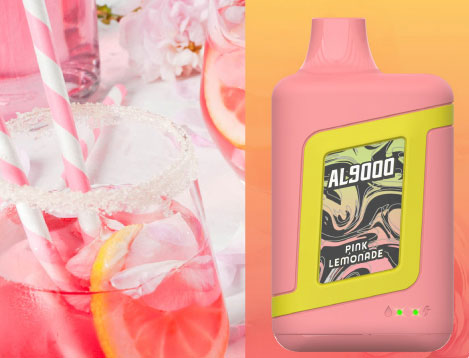 novo bar al9000 pink lemonade flavor
